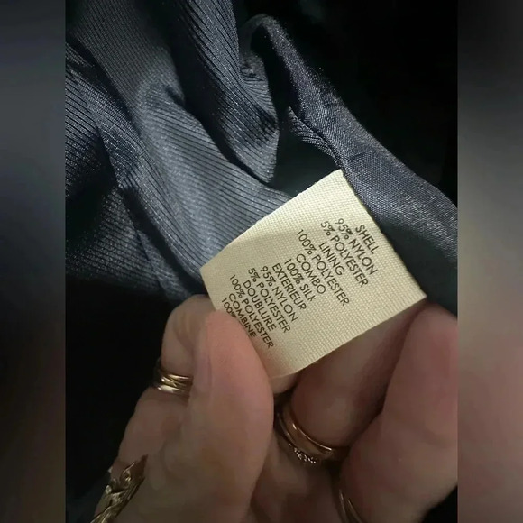 Elizabeth and James Women Black Vest Dramatic Romantic Ruffle Detail Medium EUC - Picture 3 of 5